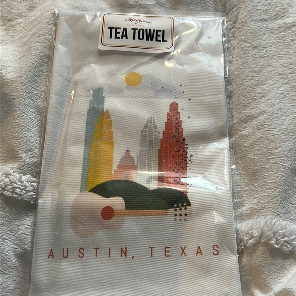 NEW Austin Texas Tea Towel